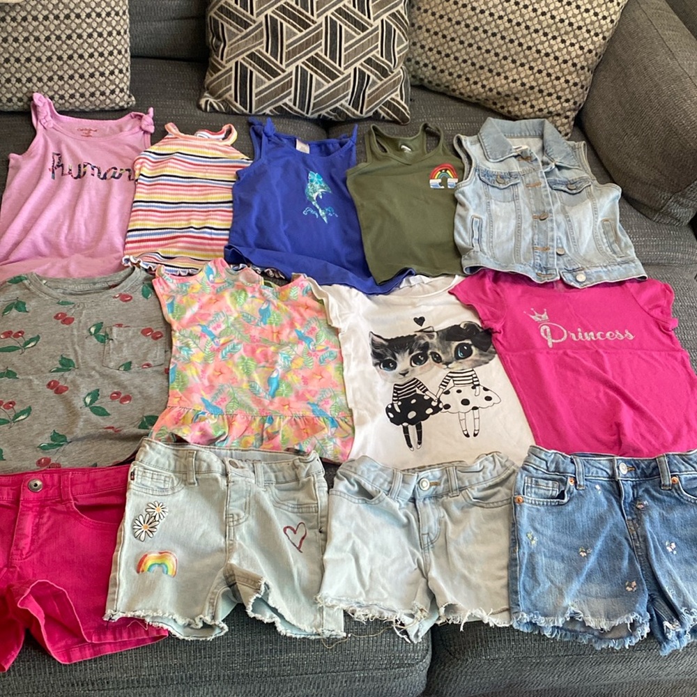 Girls size 6/7 Summer Clothing Bundle
